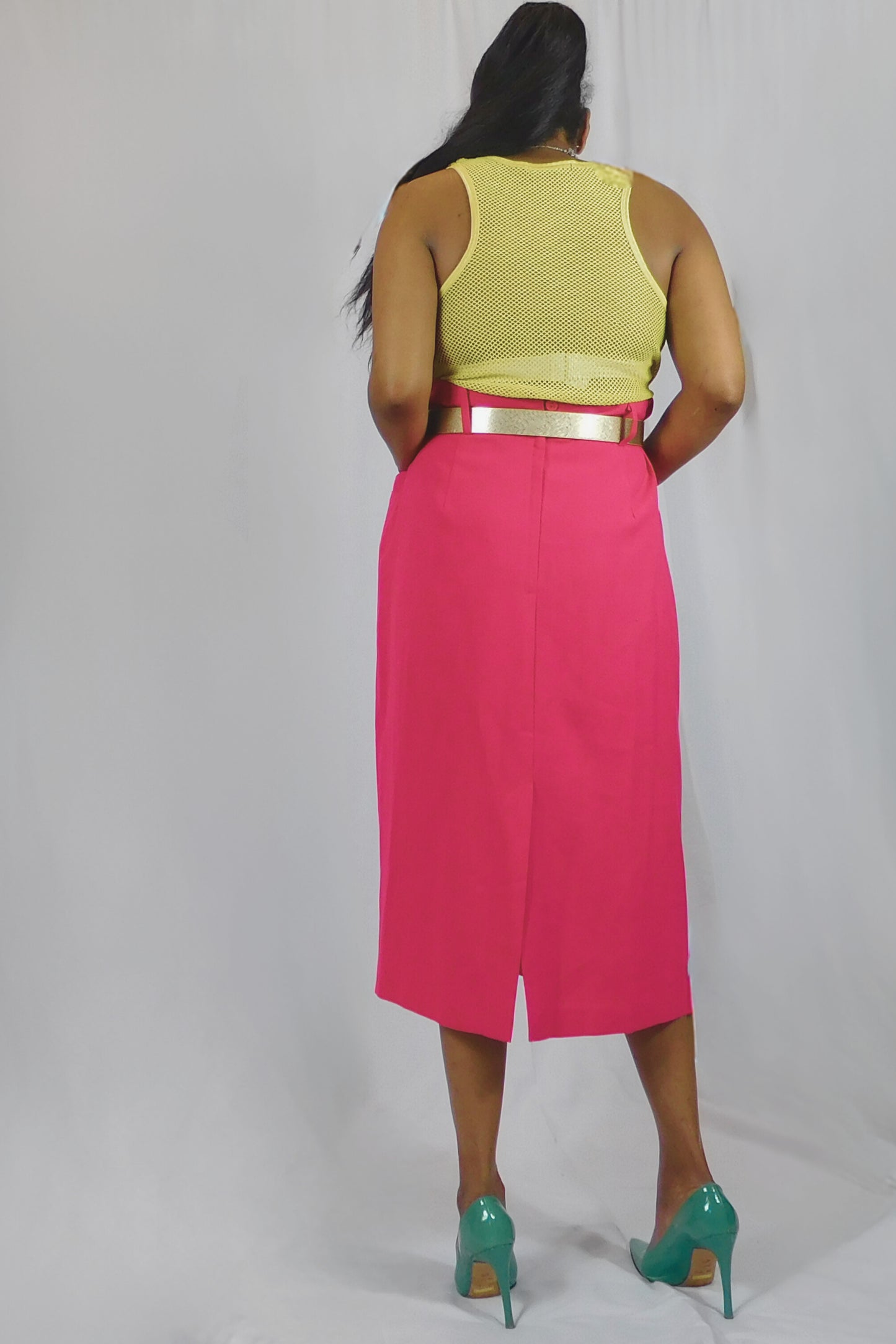 Pretty In Pink Large Pocket Skirt