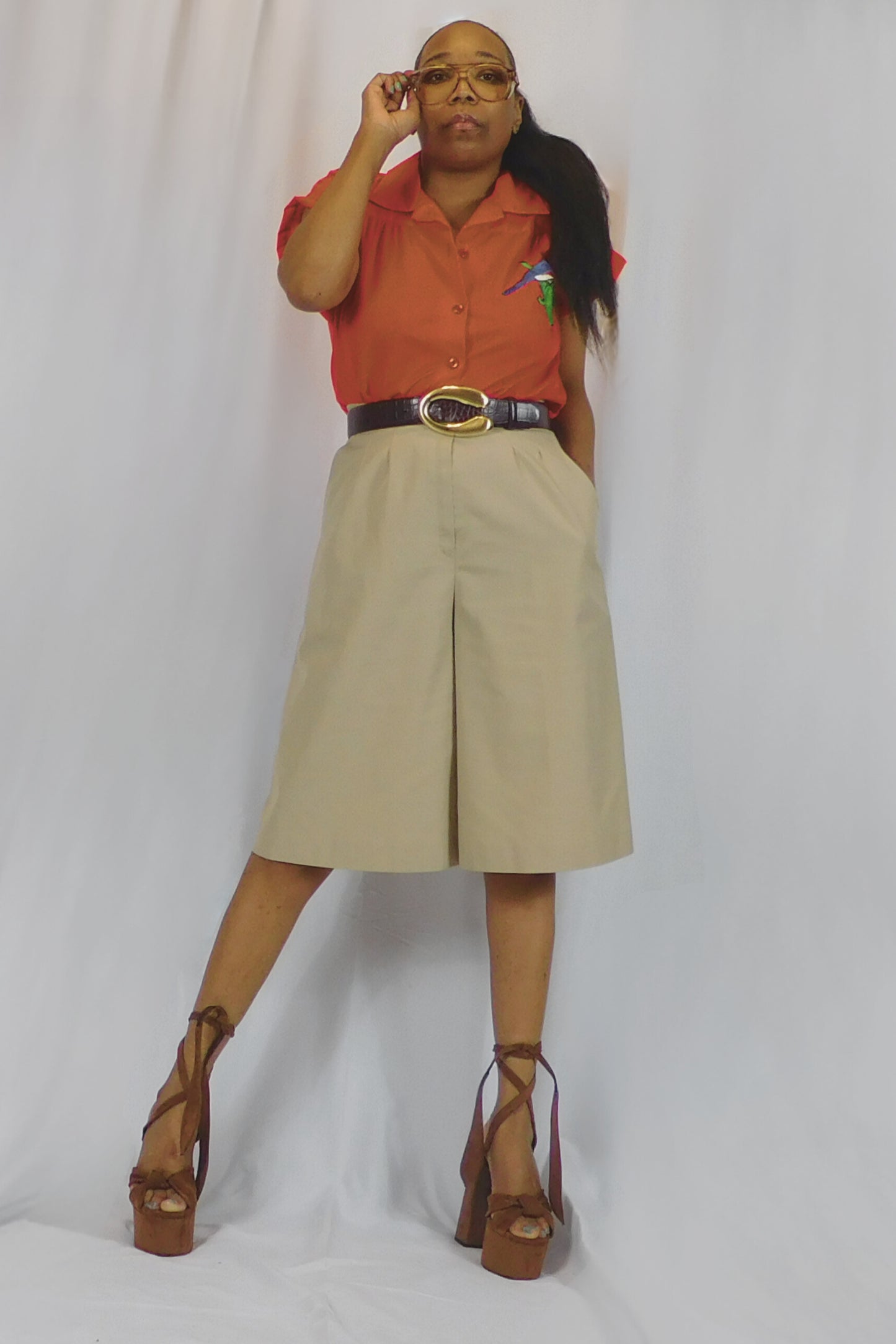 Coolin In Khaki Koret Culottes