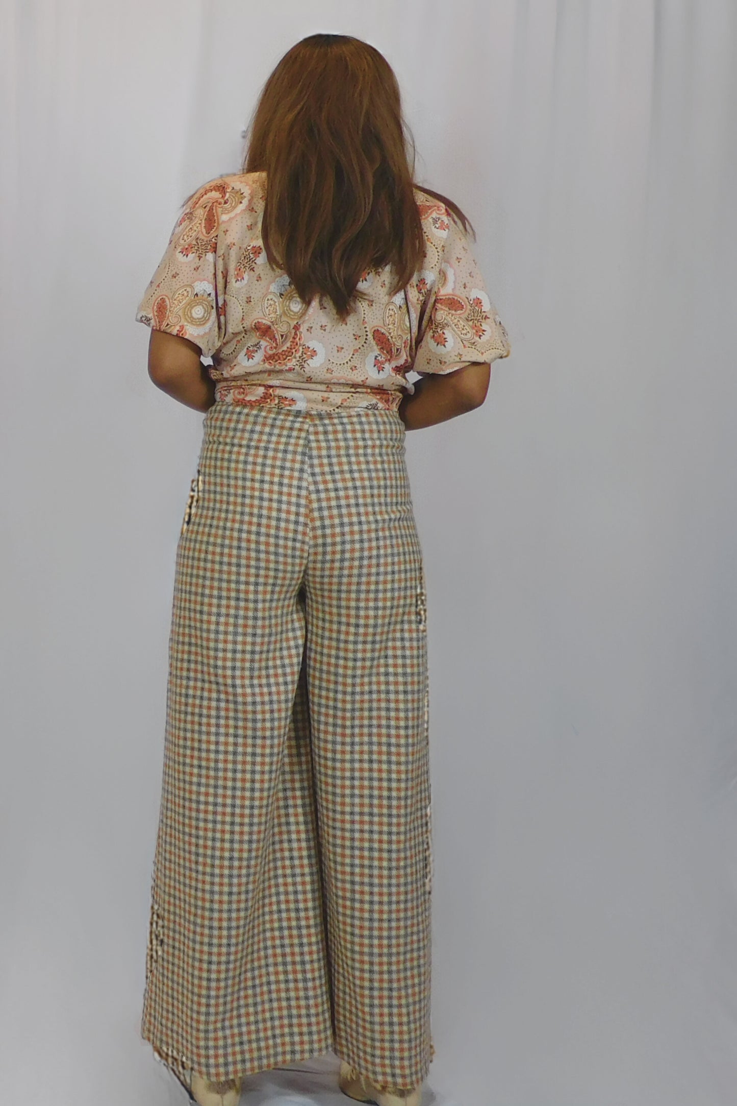 I'm An Academia Girlie Plaid Ultra Wide Leg Pant