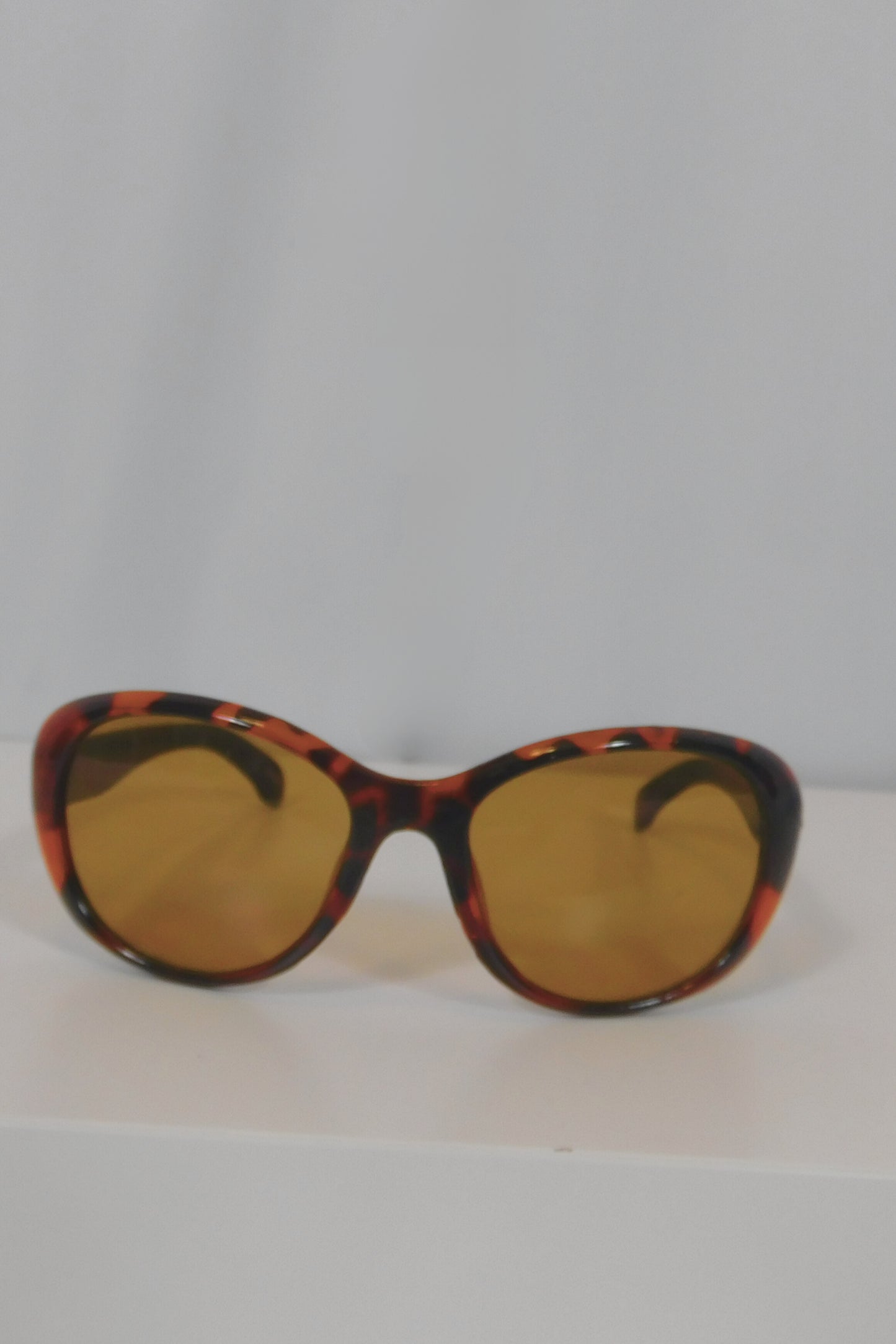 All Striped Up Tortoise Round Frame Sunglasses