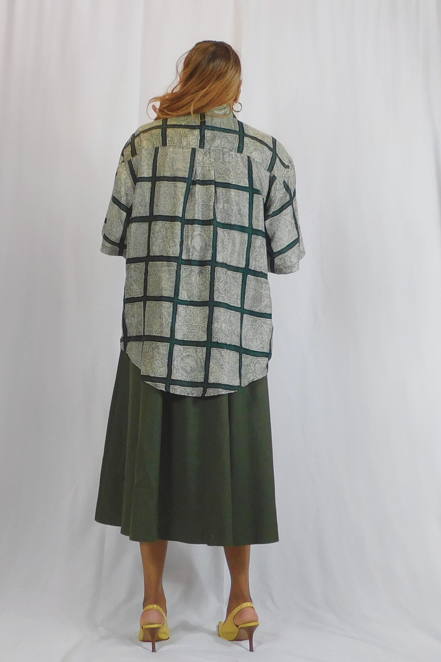 In The Wild WHISTLES Plaid Sild Top