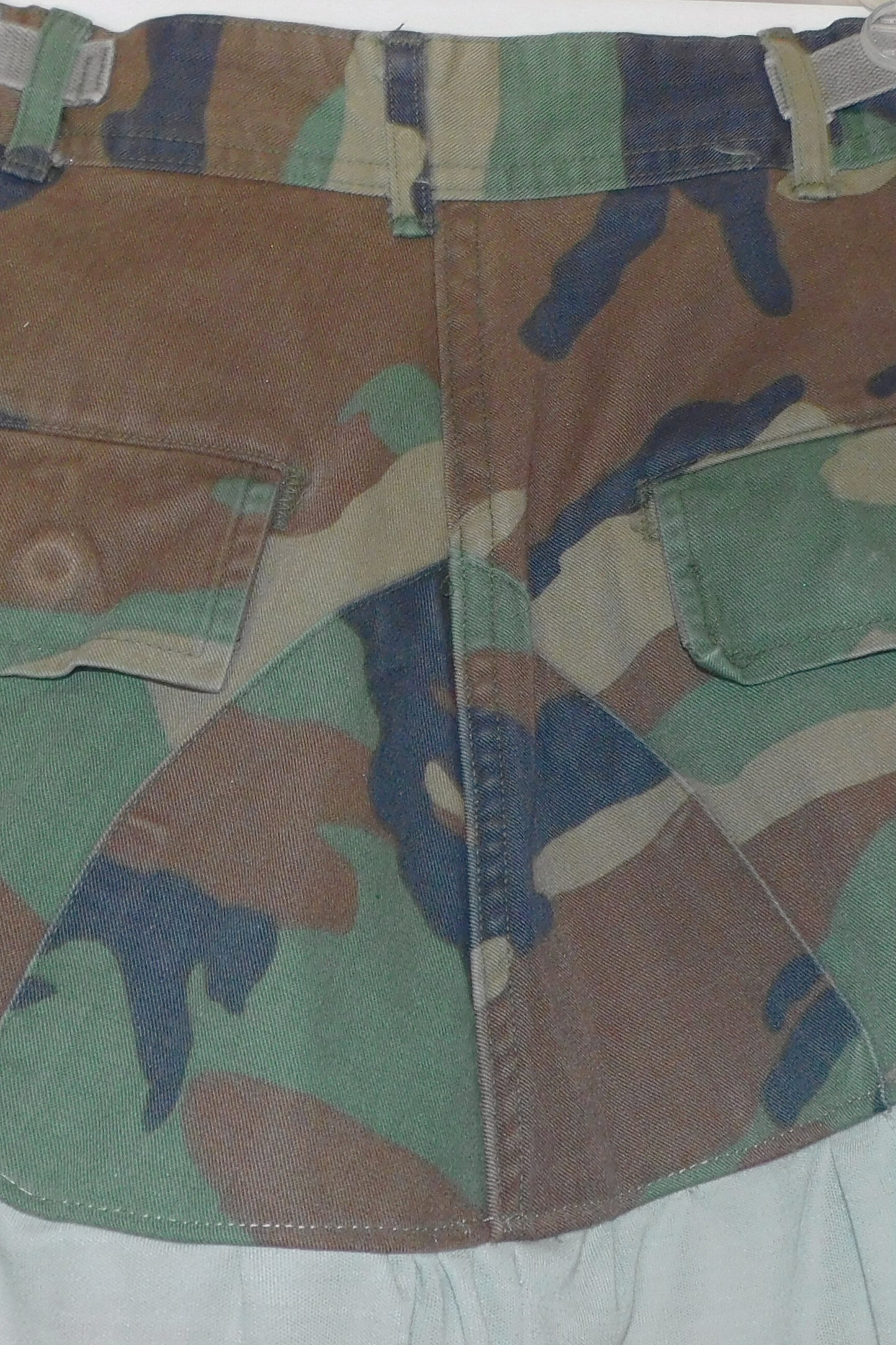 SOLDIER OF FORCE x Sew Lovely With Grace Waist Deep Wide Leg Camo Pants