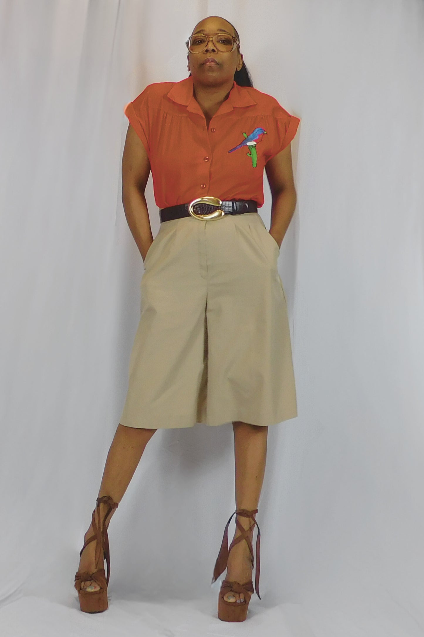 Coolin In Khaki Koret Culottes